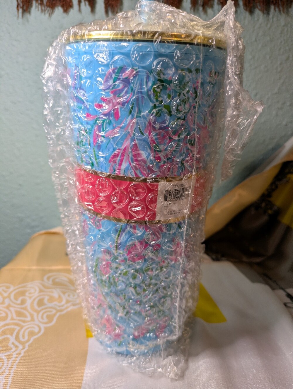 NWT Lilly Pulitzer Best Fishes 24oz Insulated Tumbler